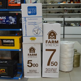Пленка Farmstretch 500 мм *1800 м (22 мкм) для упаковки травяных кормов белая Финлян - Купить в Екатеринбурге