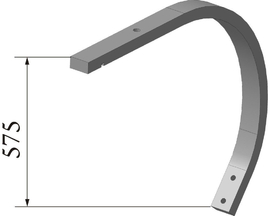 Стойка Р33.043.13.401 /длинная/ КПЭ-3,8 - Купить в Екатеринбурге запчасти для сельхозтехники