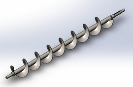 Шнек колосовой КДМ 2-19-2Г Енисей - Купить в Екатеринбурге запчасти для сельхозтехники