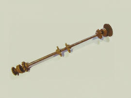 Вал КНТ-2Б 30.020 основного элеватора в сборе - Купить в Екатеринбурге запчасти для сельхозтехники